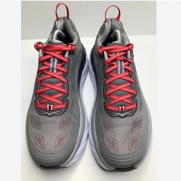 Hoka One One | Shoes | Hoka One One Bondi 6 Gray Red Mens  display picture 2
